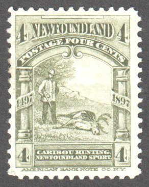 Newfoundland Scott 64 Mint VF - Click Image to Close